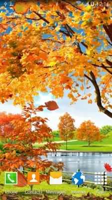 Autumn Pond Live Wallpaper android App screenshot 4